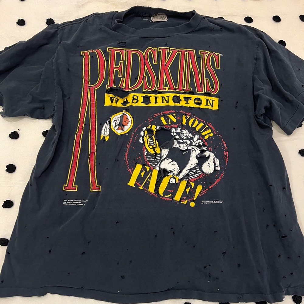 Vintage Redskins Tshirt Furst of Its Kind at LF